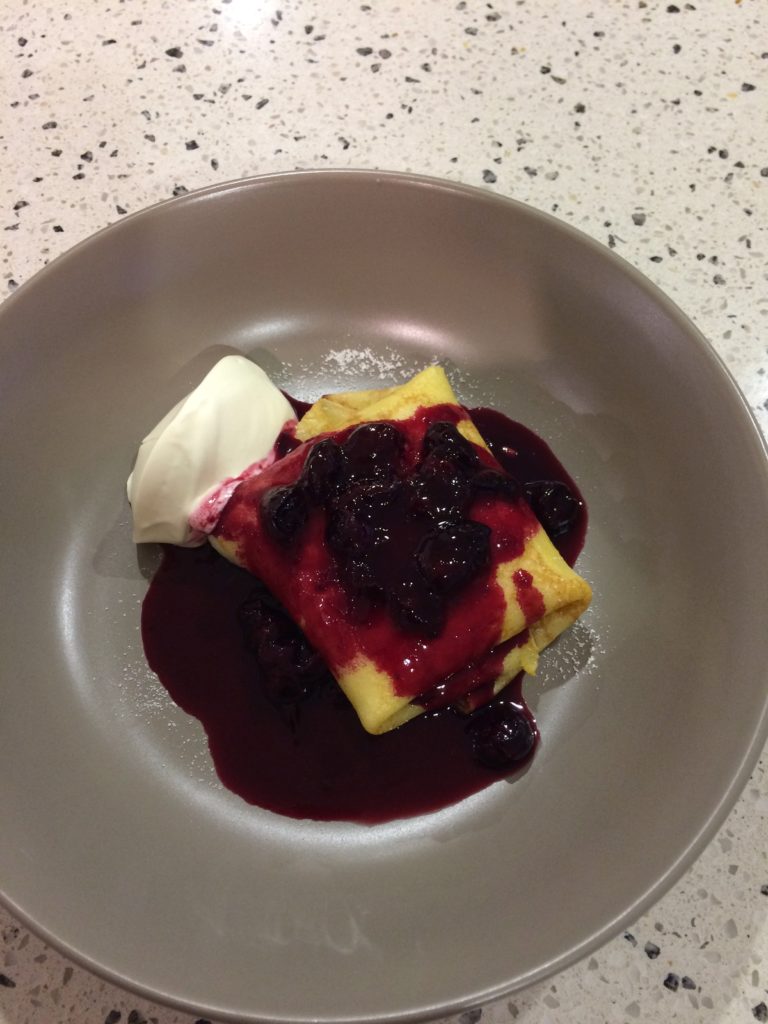 Blueberry Blintzes